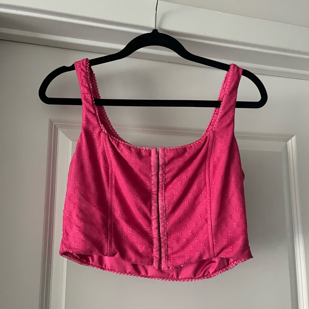 Princess Polly Pink Cropped Tank